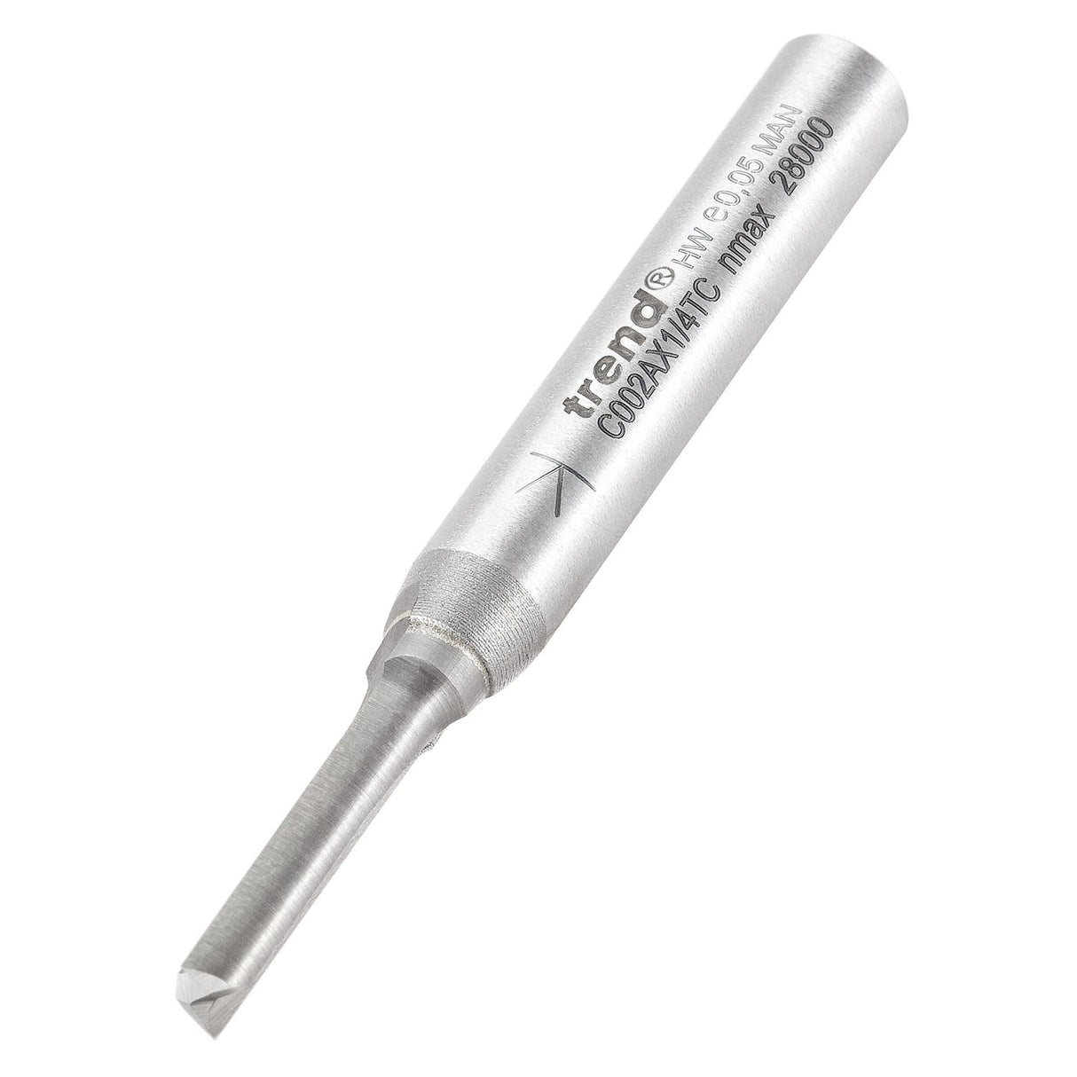 Two Flute Cutter 4mm Diameter - C002AX1/4TC