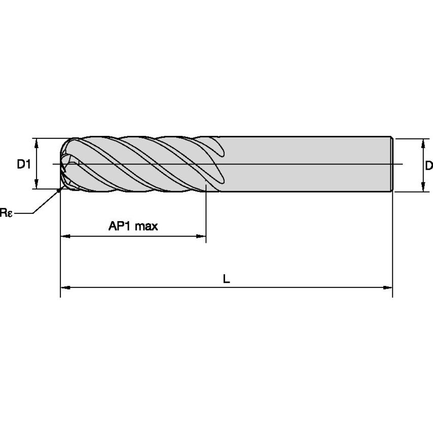 UJDE0500J6ABH Harvi III D=0.5 AP=1.0 Z=6 R=0