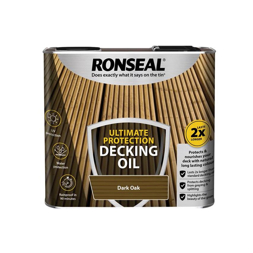 Ultimate Protection Decking Oil Dark Oak 2.5 litre RSLUDODO25L
