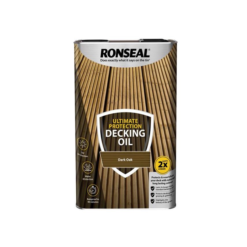 Ultimate Protection Decking Oil Dark Oak 5 litre RSLUDODO5L