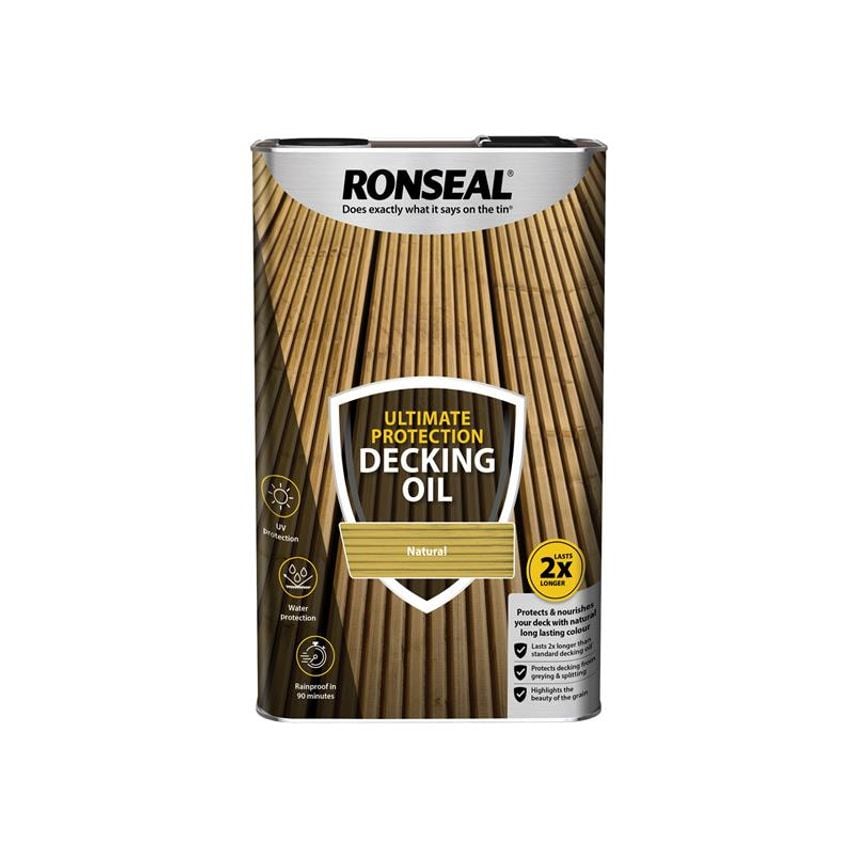 Ultimate Protection Decking Oil Natural 5 litre RSLUDON5L