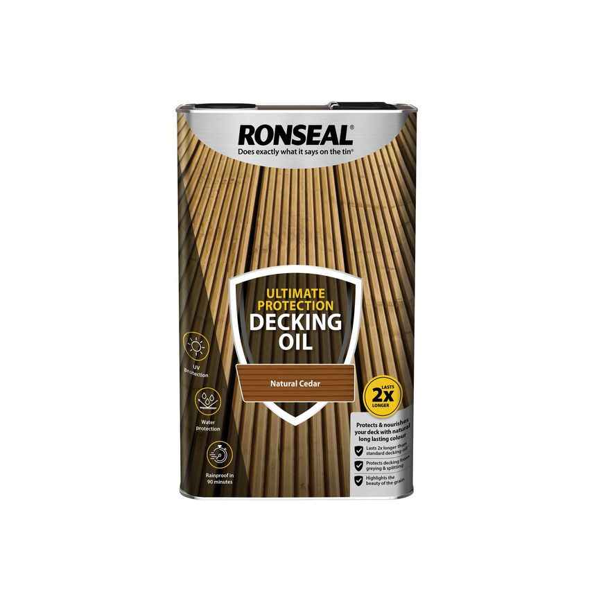 Ultimate Protection Decking Oil Natural Cedar 5 Litre