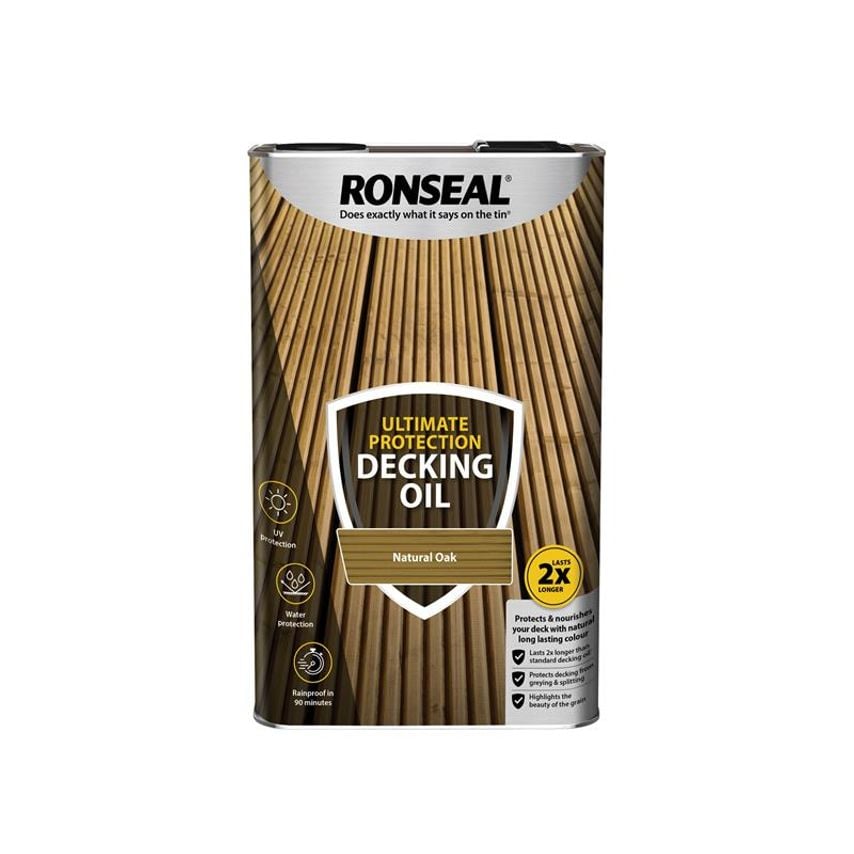 Ultimate Protection Decking Oil Natural Oak 5 litre RSLUDONO5L