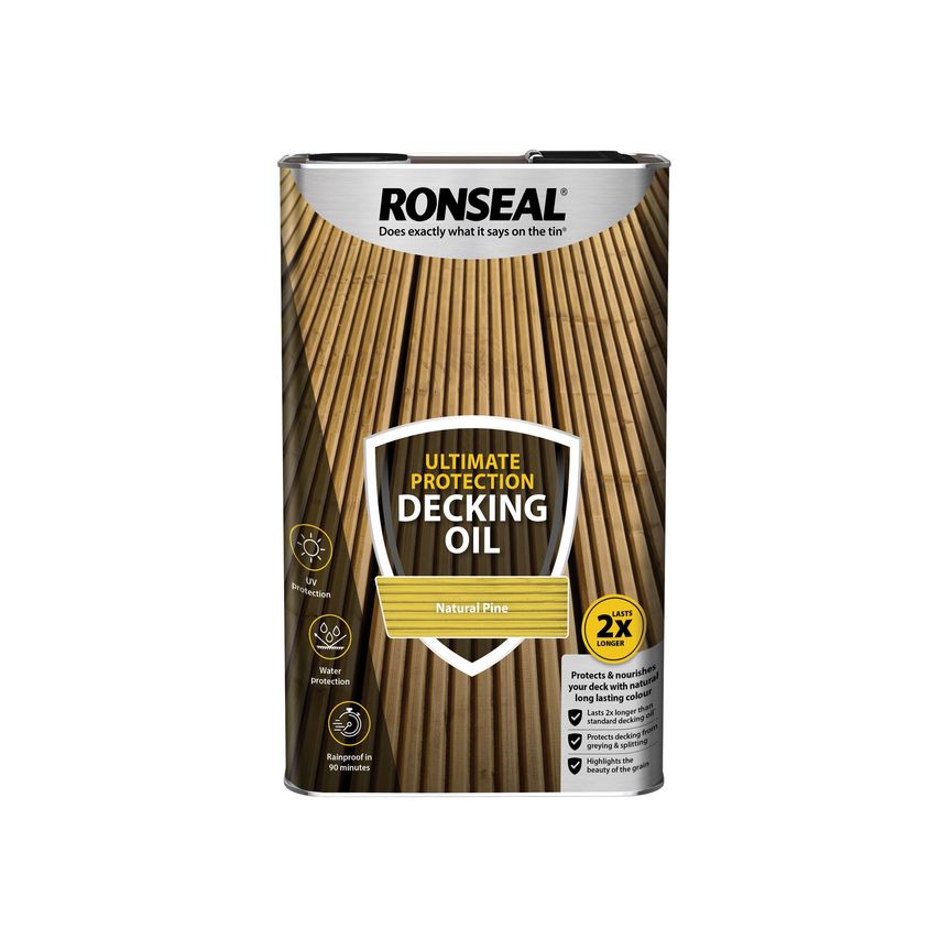 Ultimate Protection Decking Oil Natural Pine 5 Litre