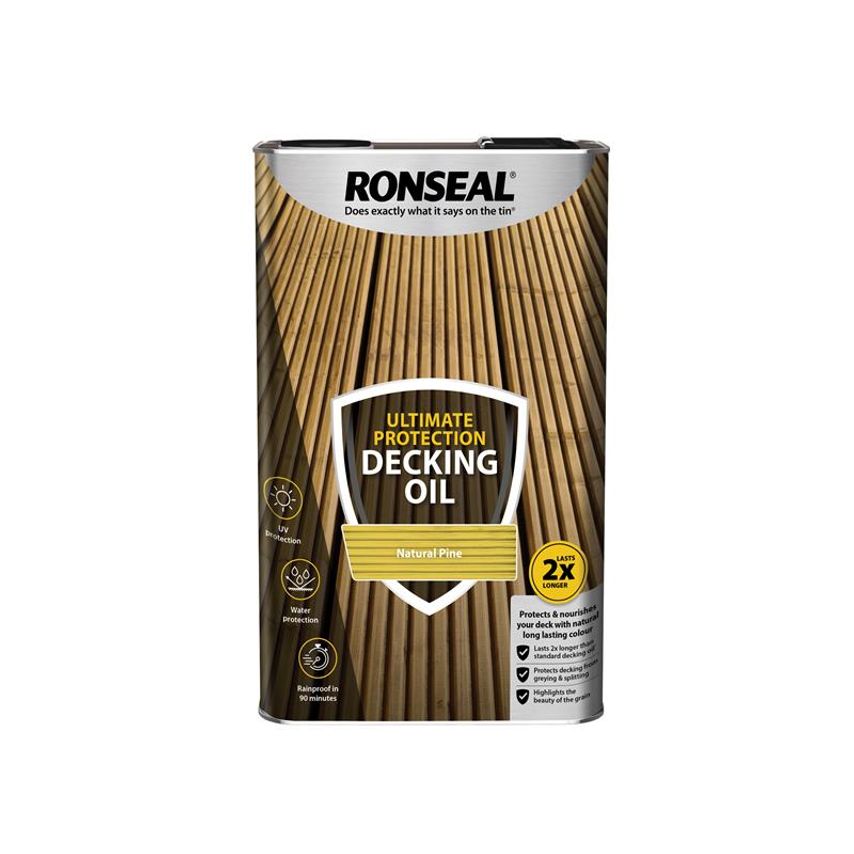 Ultimate Protection Decking Oil Natural Pine 5 litre RSLUDONP5L