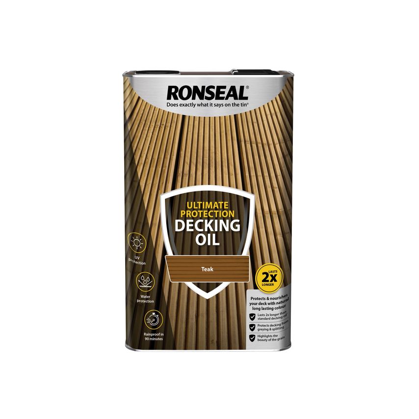 Ultimate Protection Decking Oil Teak 5 Litre
