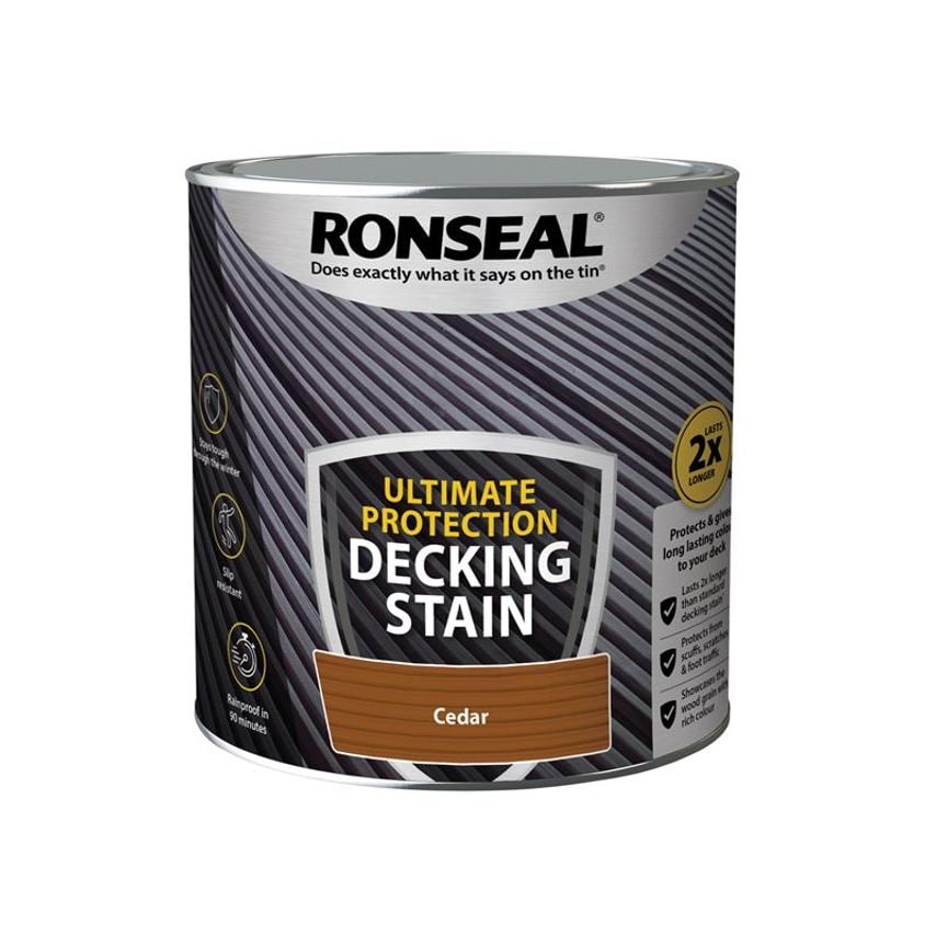 Ultimate Protection Decking Stain Cedar 2.5 litre RSLNUDSCE25L