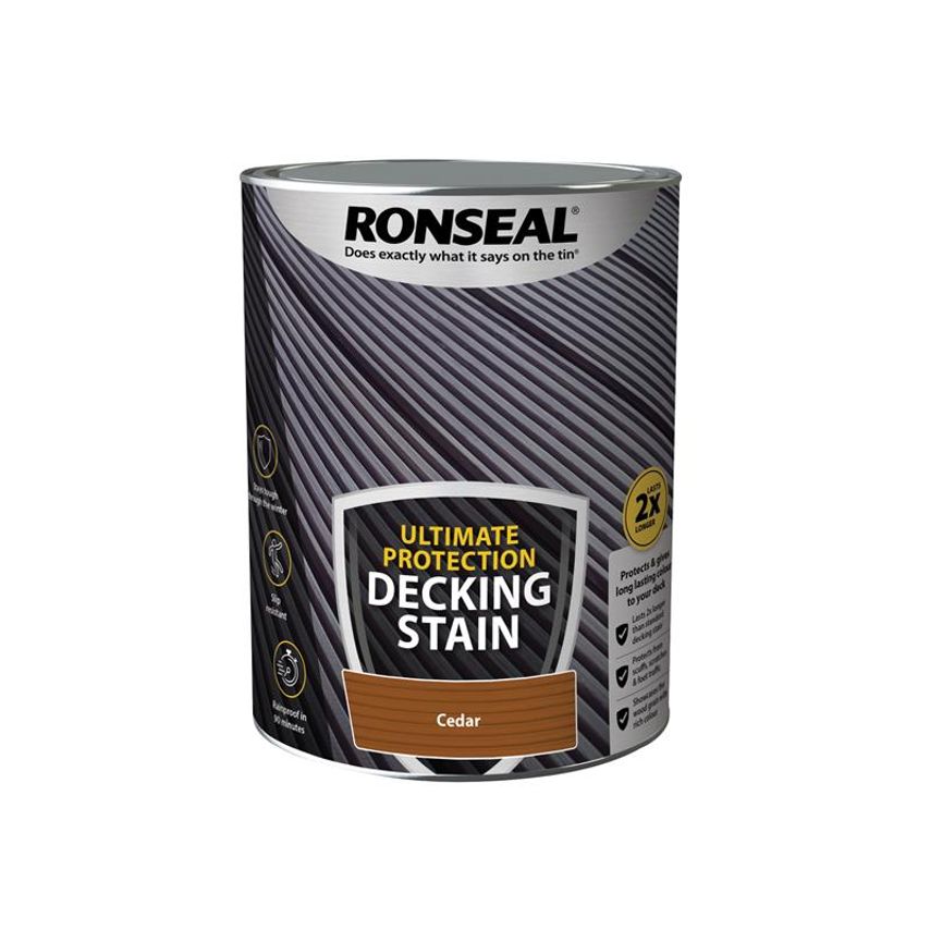 Ultimate Protection Decking Stain Cedar 5 litre RSLNUDSCE5L