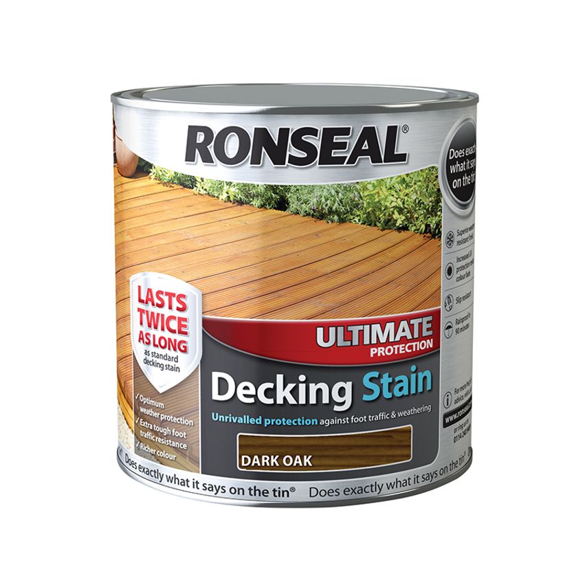 Ultimate Protection Decking Stain Dark Oak 2.5 litre RSLUDSDO25L