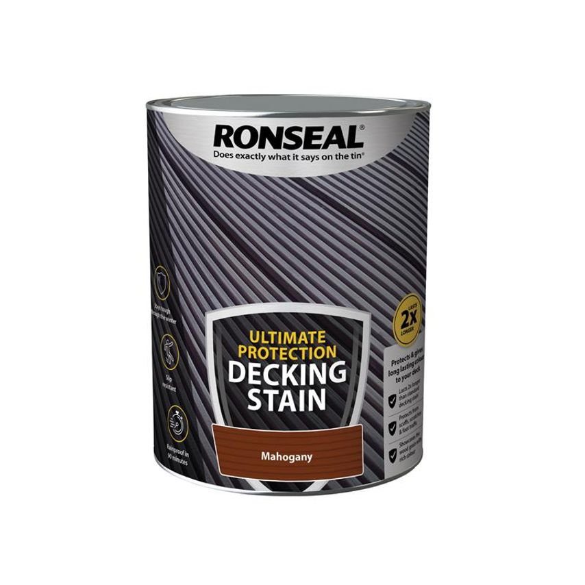 Ultimate Protection Decking Stain Rich Mahogany 5 litre RSLNUDSRM5L