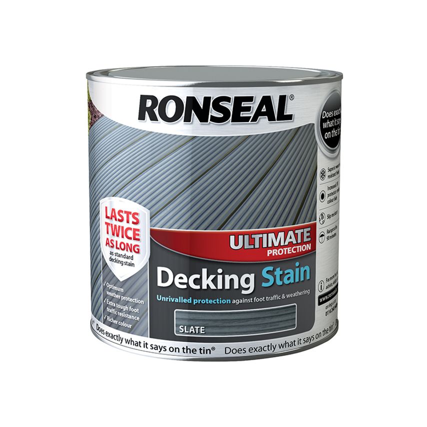 Ultimate Protection Decking Stain Slate 2.5 litre RSLUDSS25L