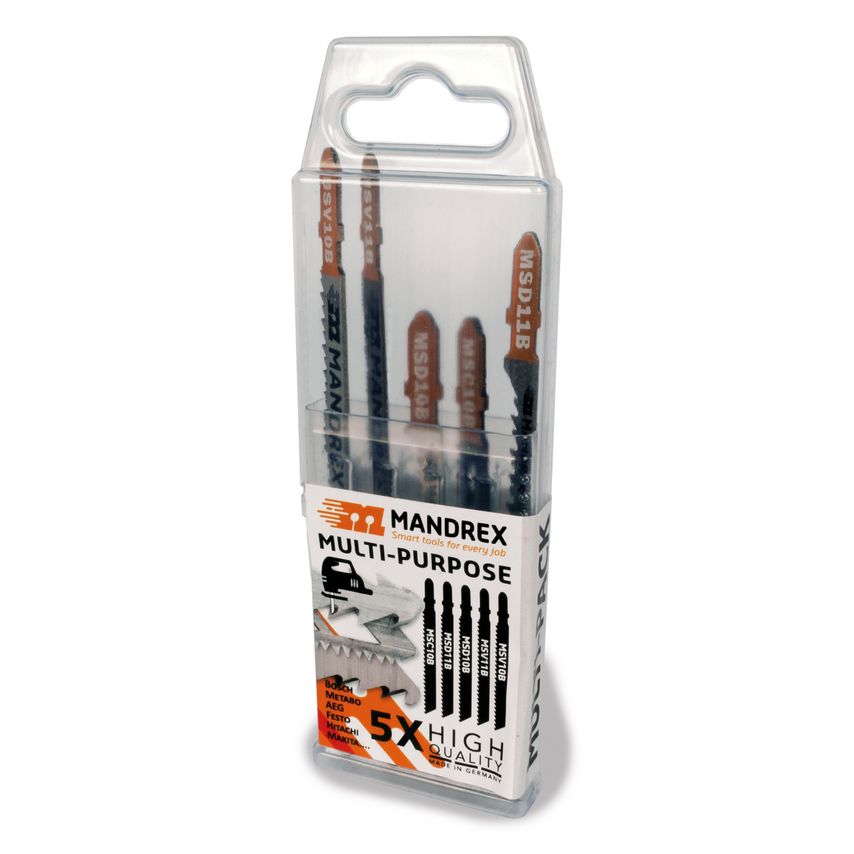 Ultimate Set Jigsaw Blades, Pack of 5
