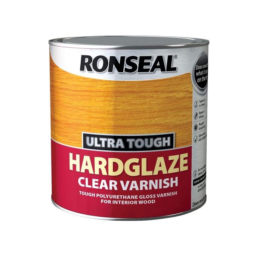 Ultra Tough Hardglaze Internal Clear Gloss Varnish 2.5 litre RSLUTVHG25L