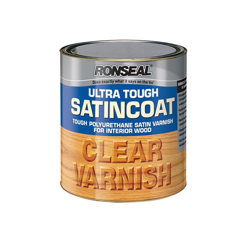 Ultra Tough Internal Clear Satincoat Varnish 250ml RSLUTVSC250
