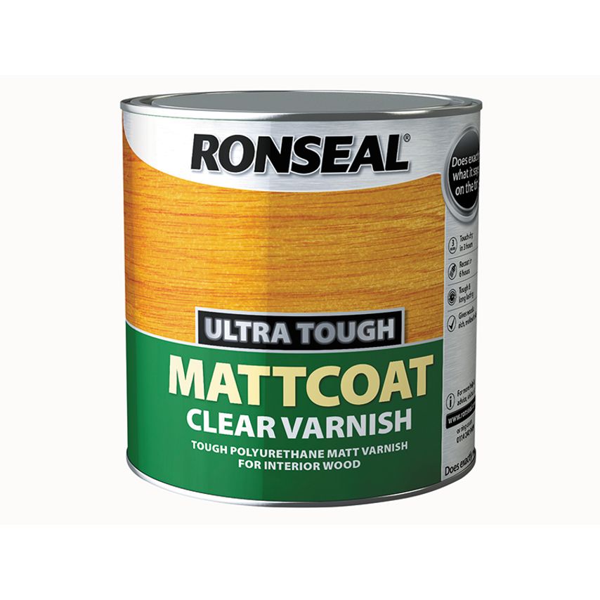 Ultra Tough Mattcoat Internal Clear Varnish 2.5 litre RSLUTVM25L