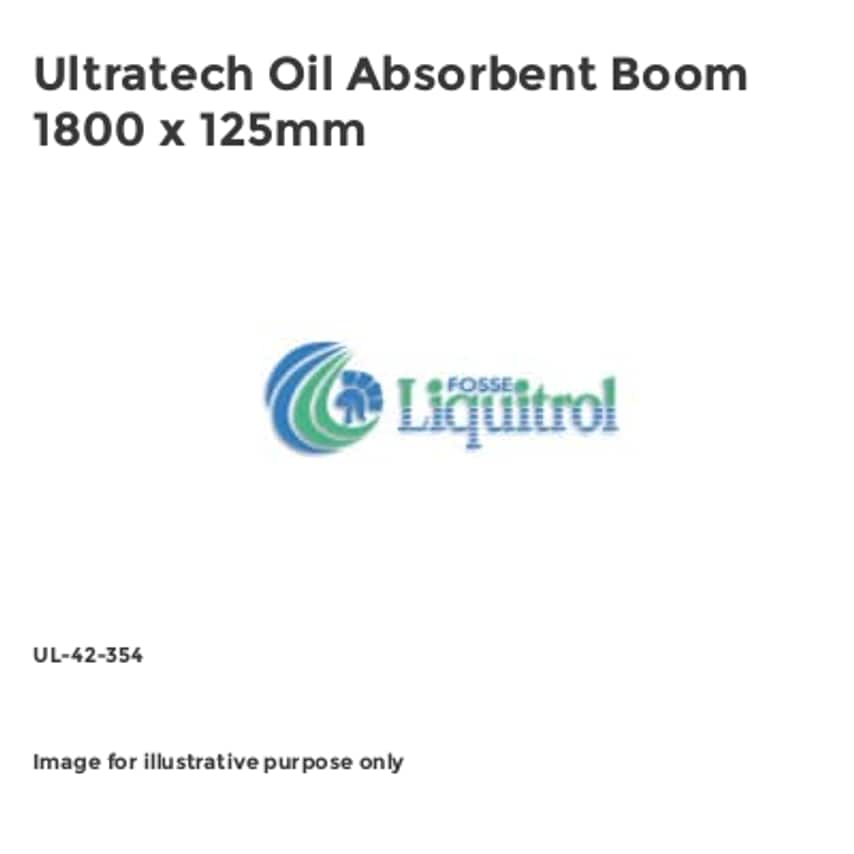 Ultratech Oil Absorbent Boom 1800 x 125mm