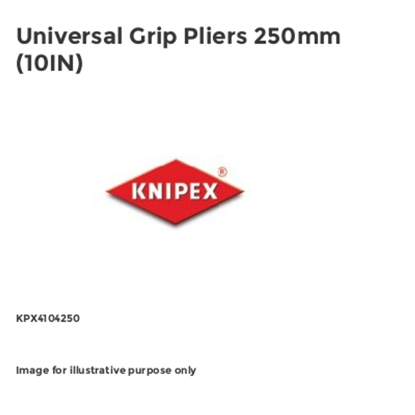 Universal Grip Pliers 250mm (10IN)