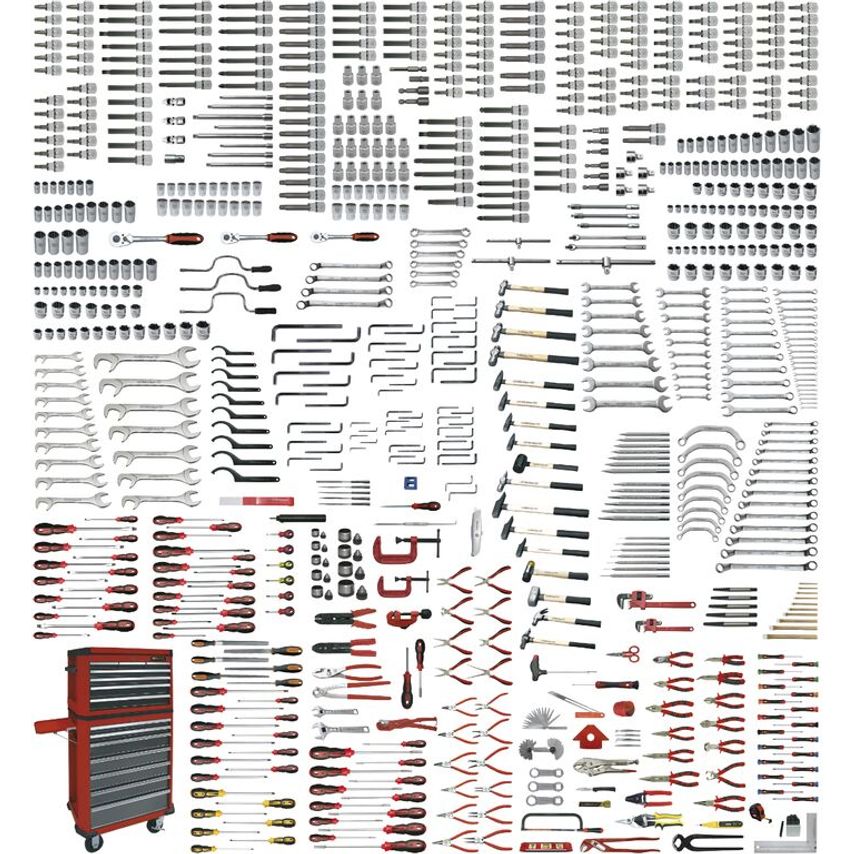 Universal Set 802 Pcs (Inch) without Roller Cabinet 51686