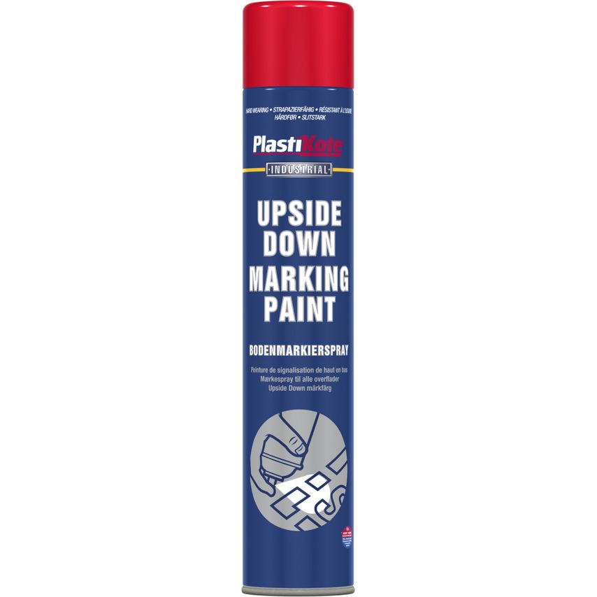 Upside Down Marking Paint 750ml Red