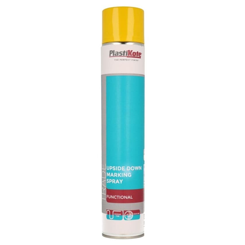 Upside Down Marking Spray 750ml Yellow
