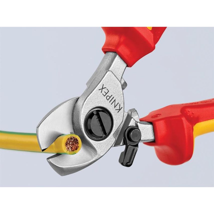 VDE Cable Shears with Return Spring 165mm KPX9526165
