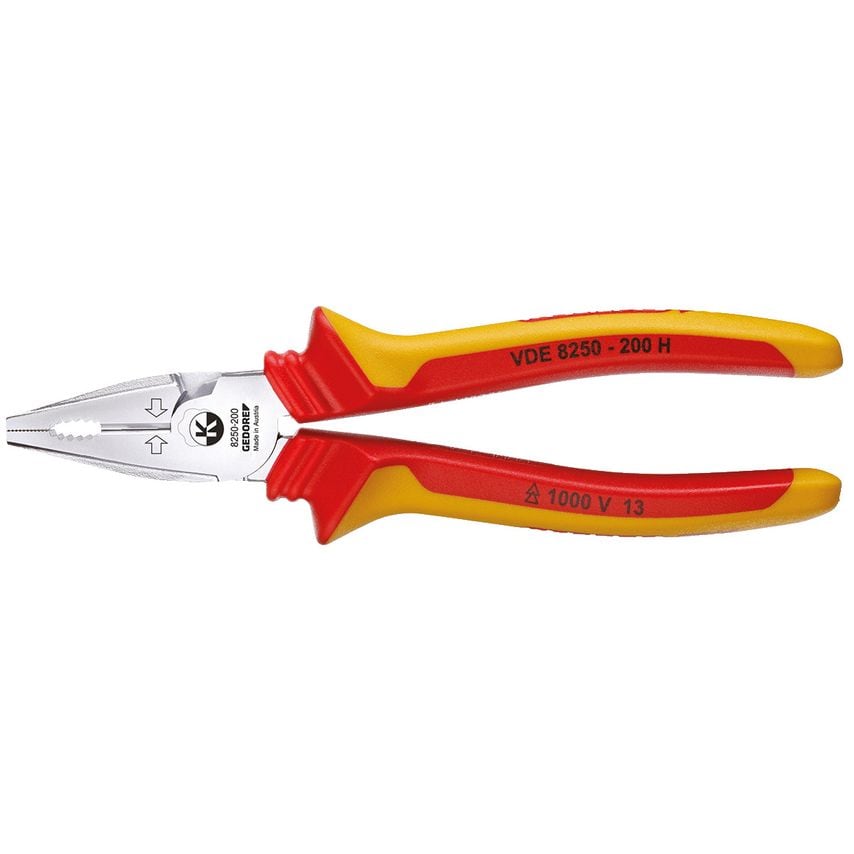 VDE Heavy duty combination pliers with VDE insulat