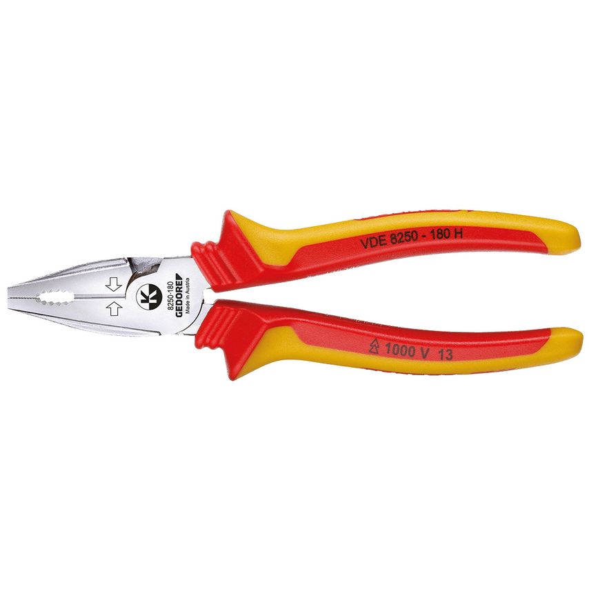 VDE Heavy duty combination pliers with VDE insulat