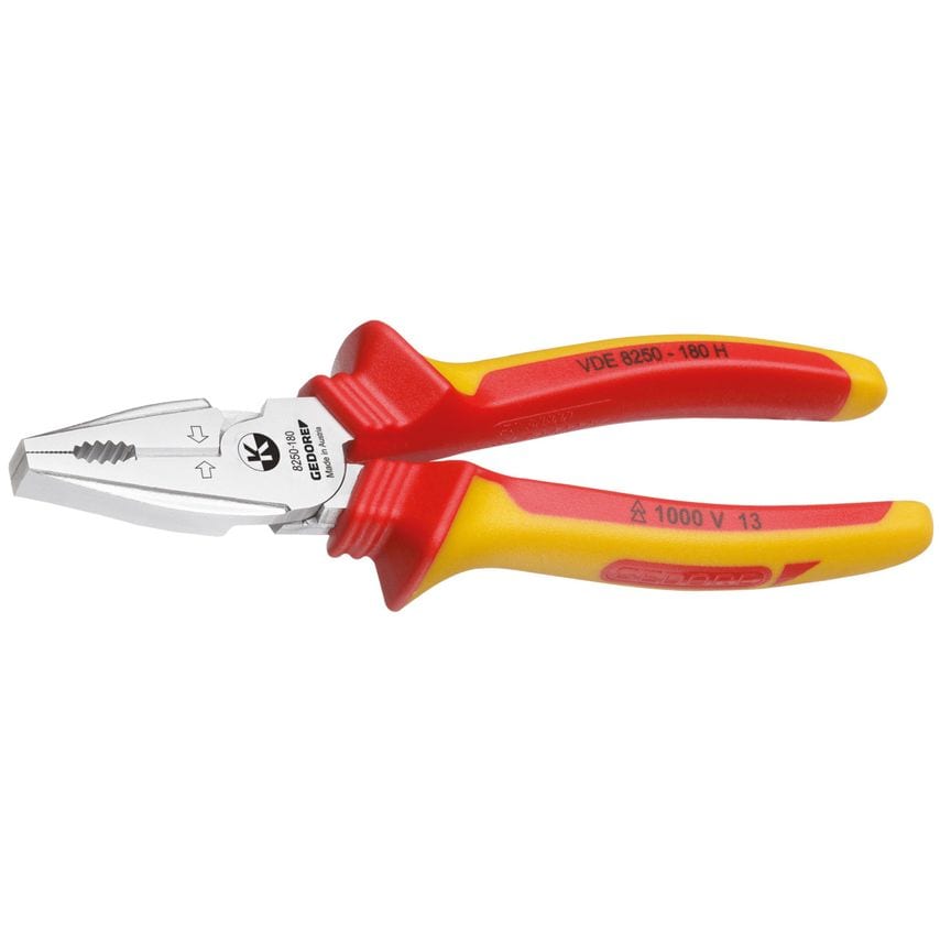 VDE Heavy duty combination pliers with VDE insulat