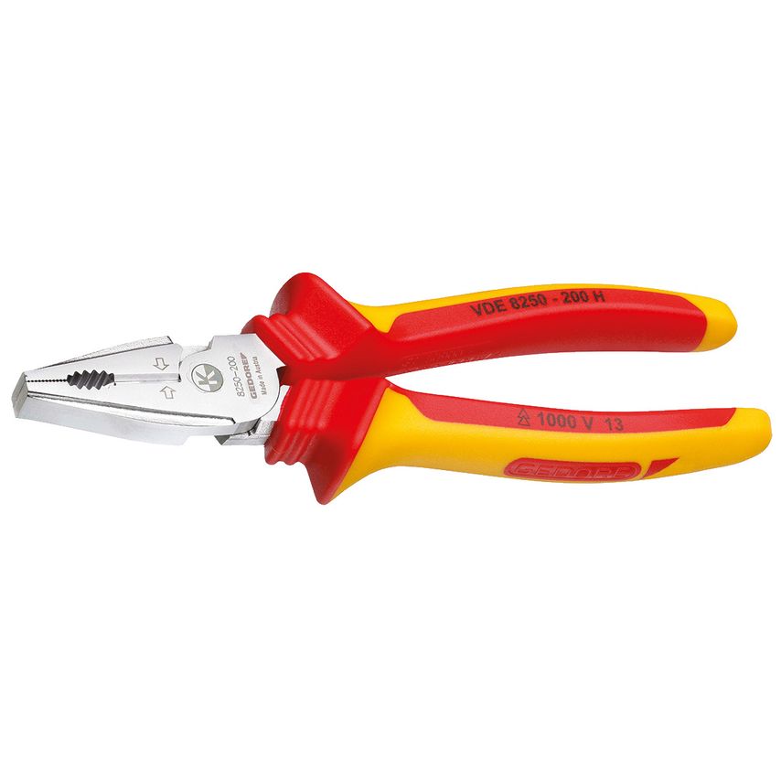 VDE Heavy duty combination pliers with VDE insulat