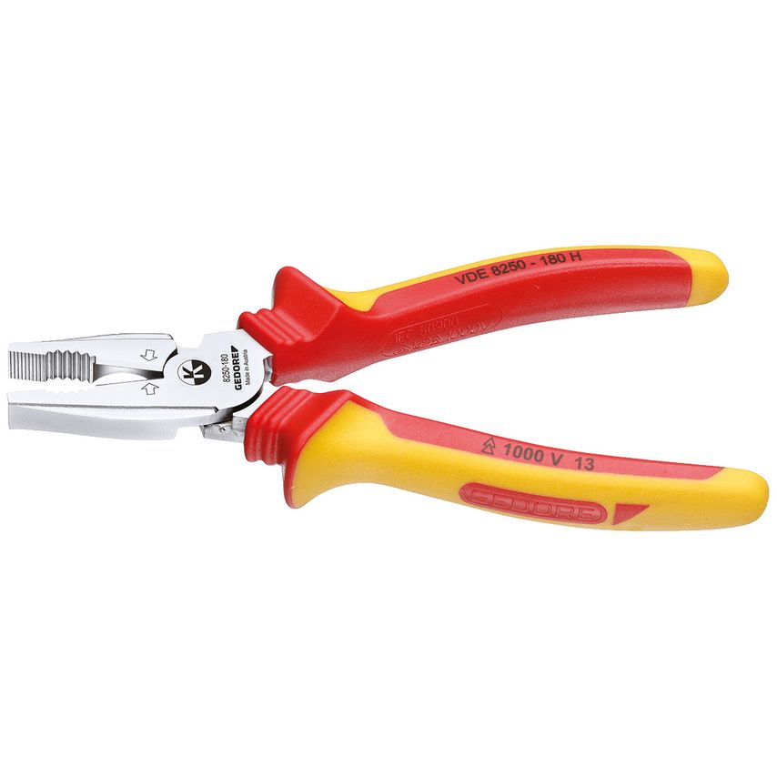 VDE Heavy duty combination pliers with VDE insulat