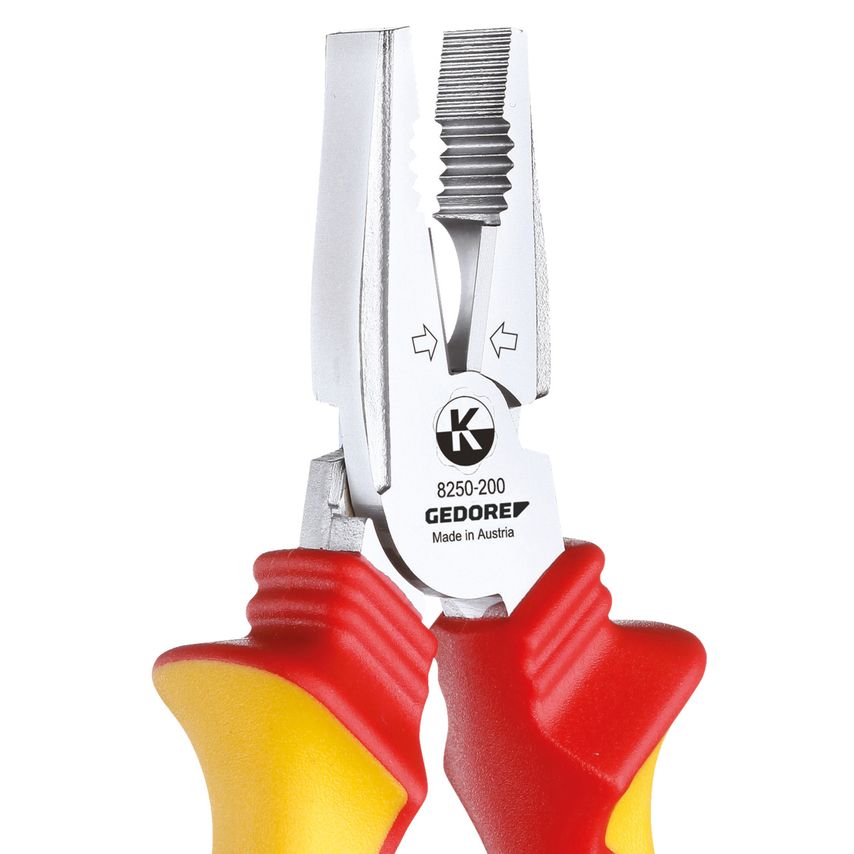 VDE Heavy duty combination pliers with VDE insulat
