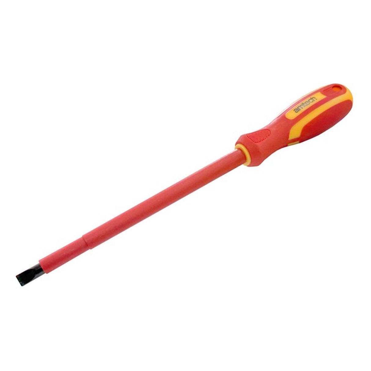 VDE Insulated Slotted Screwdriver 8 x 175mm 1000V Rated for Electrical Work
