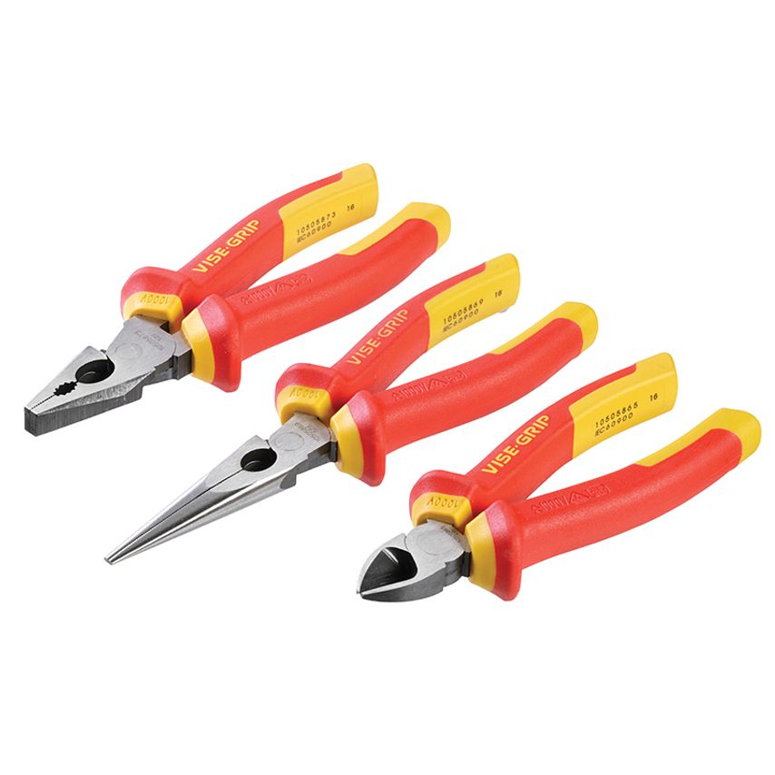 VDE Pliers Set, 3 Piece VIS10505519