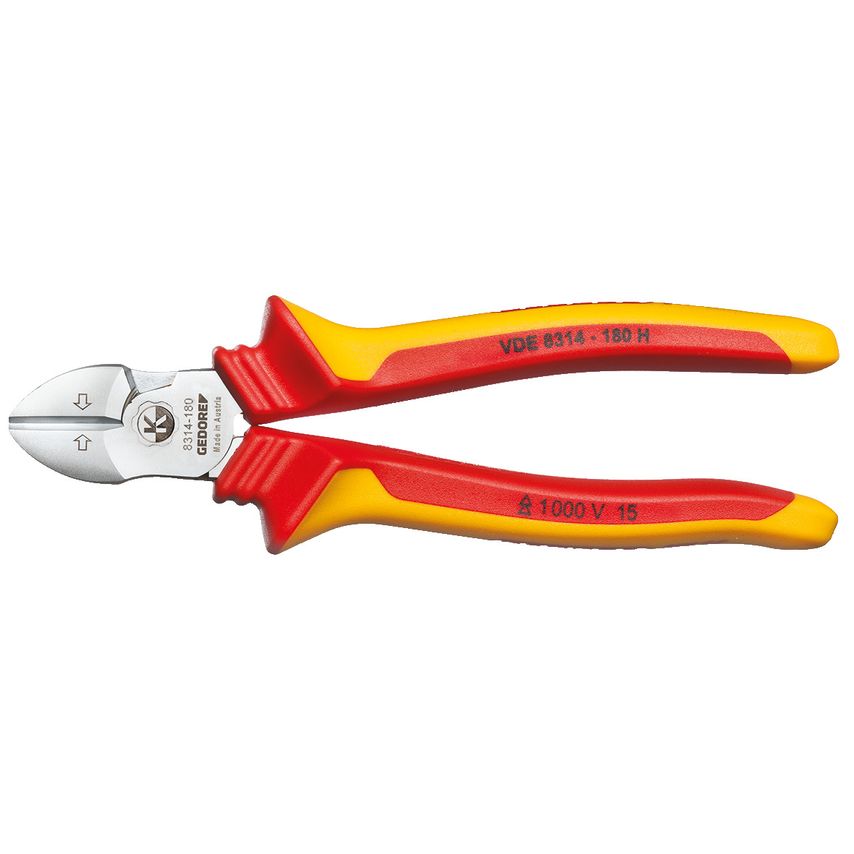 VDE Side cutter with VDE insulating sleeves