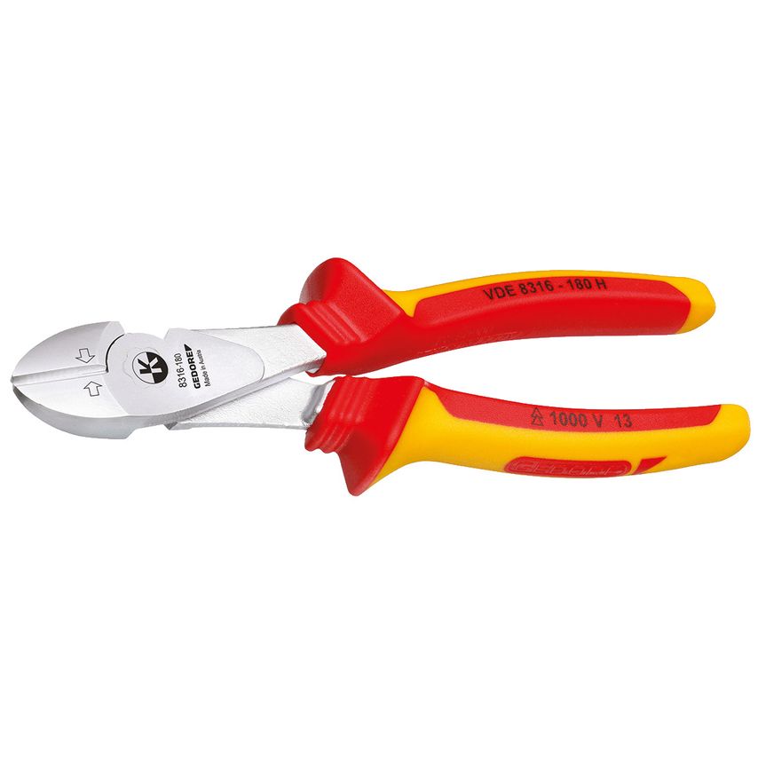 VDE Side cutter with VDE insulating sleeves