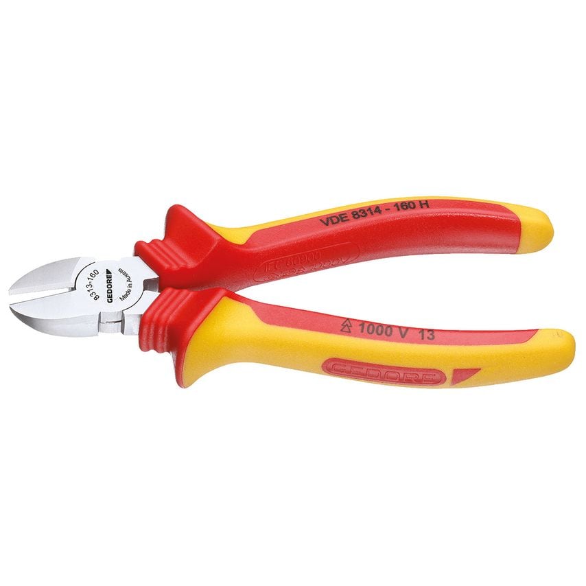 VDE Side cutter with VDE insulating sleeves