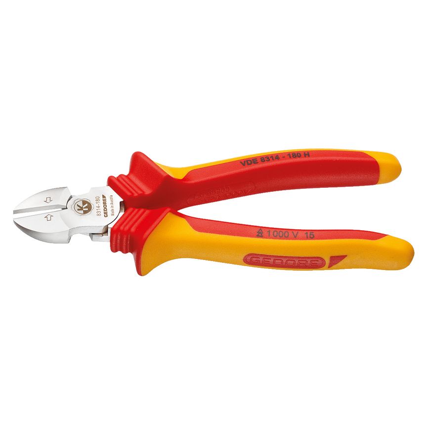 VDE Side cutter with VDE insulating sleeves