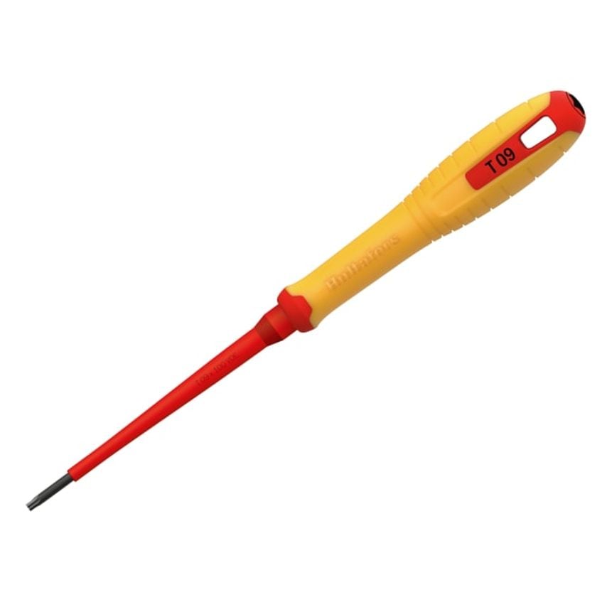 VDE TORX Screwdriver T09 X 100mm