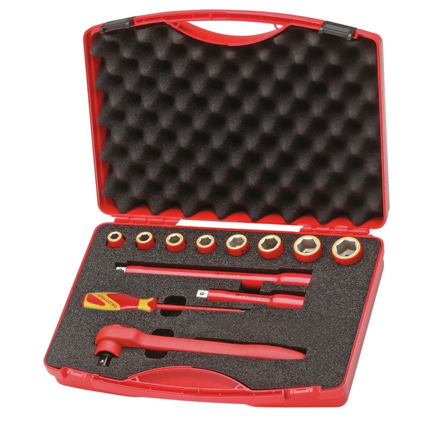 VDE Tool set 14 pieces in case