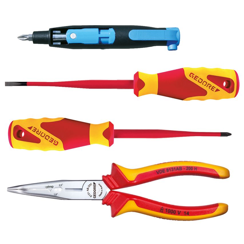 VDE Tool set 4 pieces in L-BOXX Mini