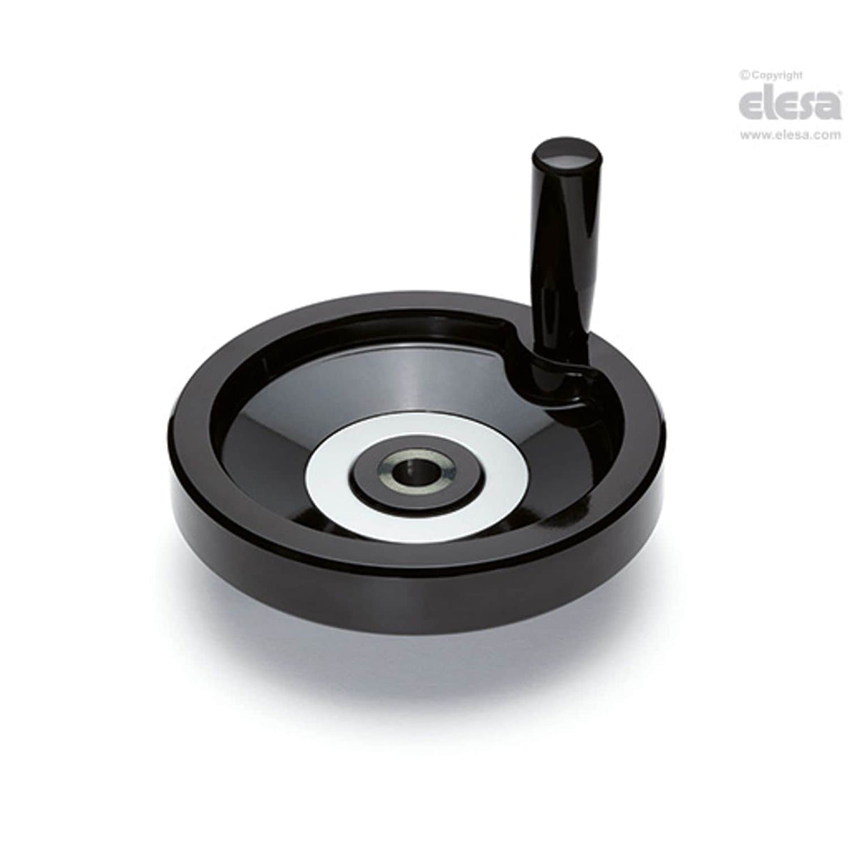 VDNFP-SST Solid handwheels Duroplast stainless steel hub Revolving handle drilled hub VDN.125 FP+I-SST-A12