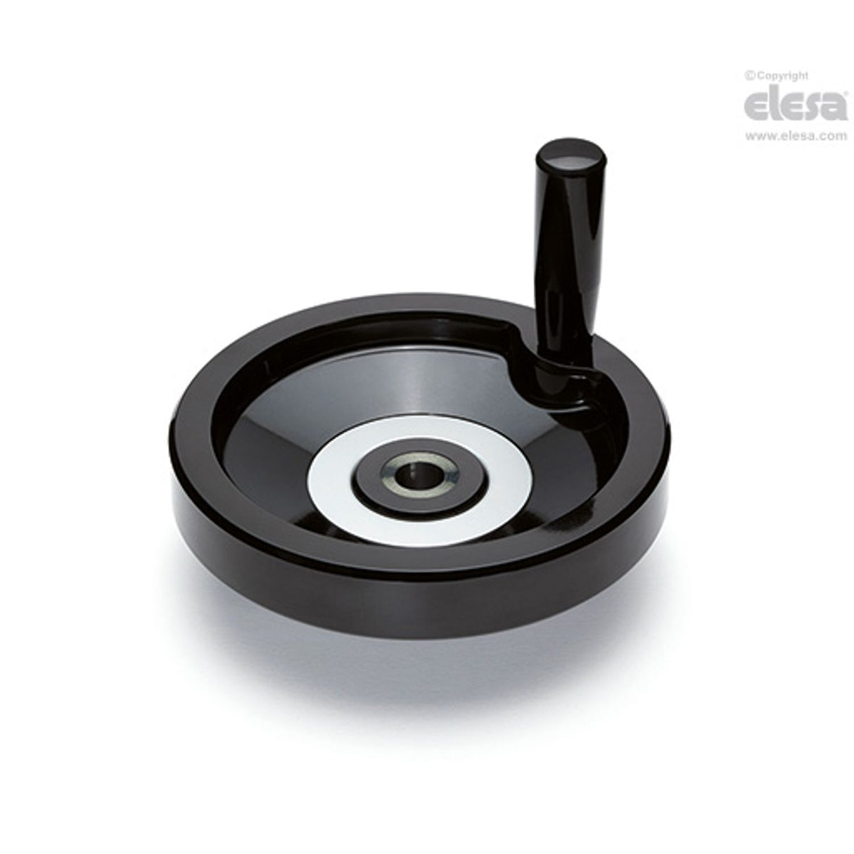 VDNFP-SST Solid handwheels Duroplast stainless steel hub Revolving handle drilled hub VDN.250 FP+I-SST-A24