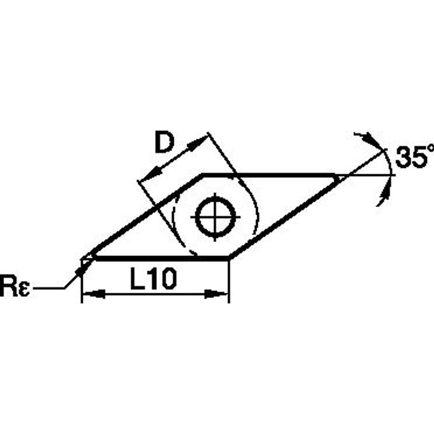 VNGA160408FST ANSI/ISO Turning Insert VN..