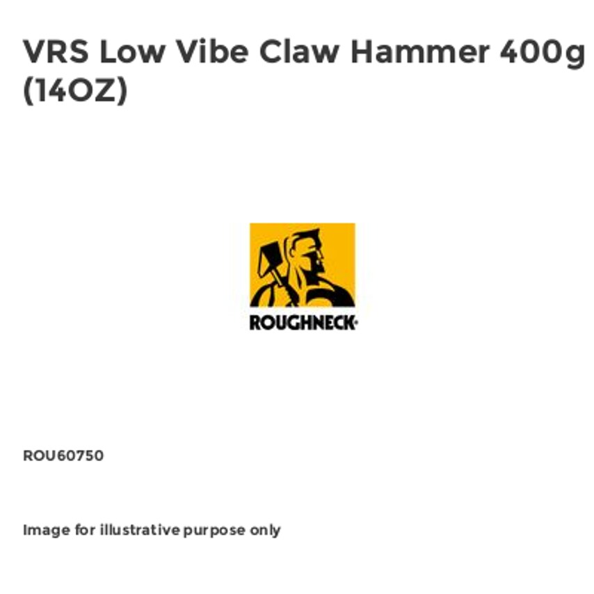 VRS Low Vibe Claw Hammer 400g (14OZ) ROU60750