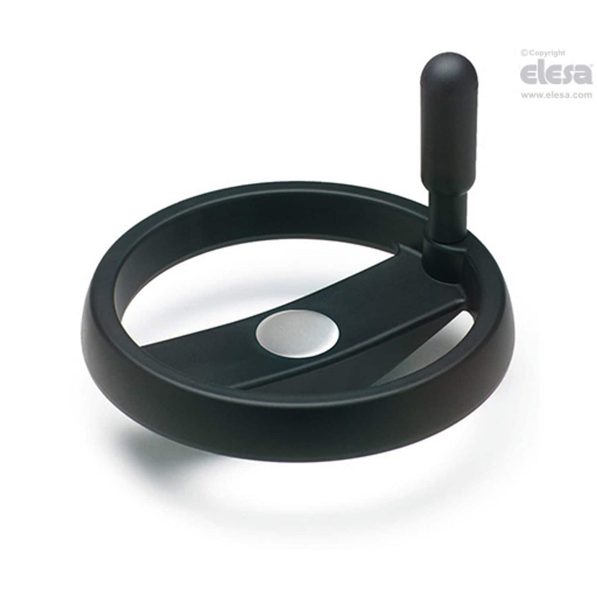 VRTP-P-SST Spoked handwheels with solid section Technopolymer Revolving handle VRTP.125-P+I-SST-12