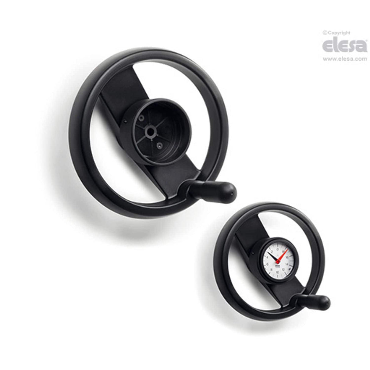 VRTP-XX Handwheels for position indicators technopolymer With revolving handle VRTP.160-GXX2 A-14+I