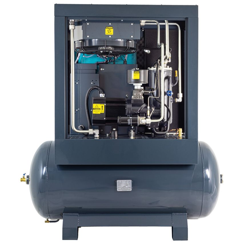 VSDD/RD 11kW 8bar 500L 400V Rotary Screw Compressor with Dryer