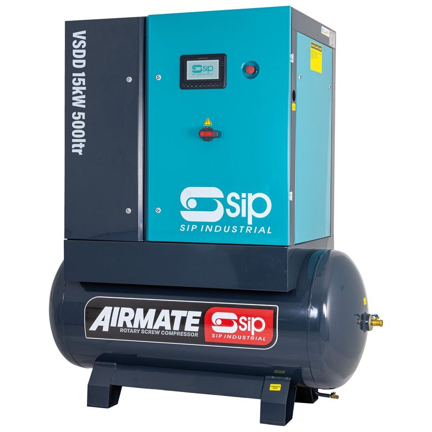 VSDD 15kW 8bar 500L 400V Rotary Screw Compressor