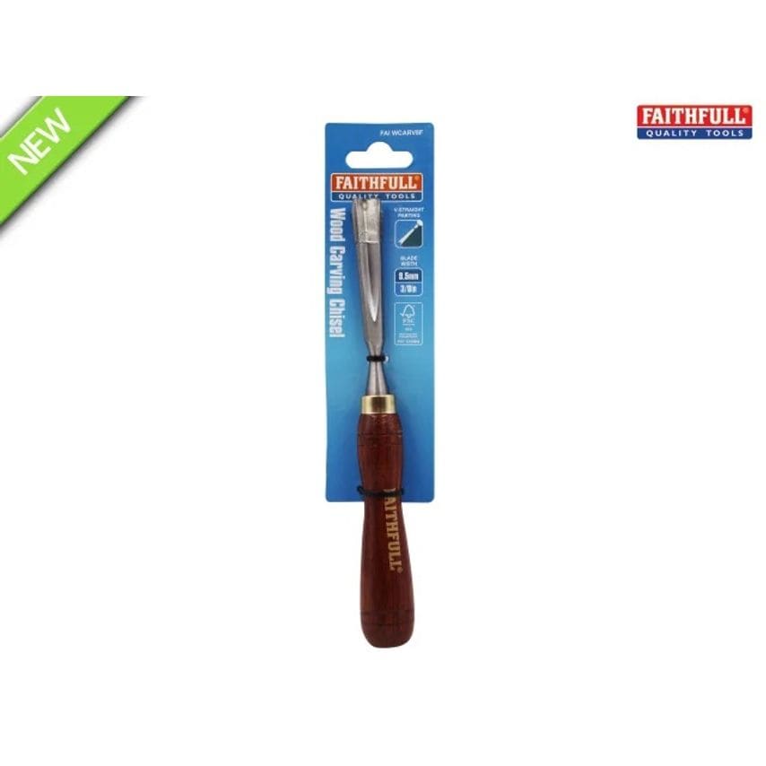 V-Straight Parting Carving Chisel 9.5mm (3/8in)