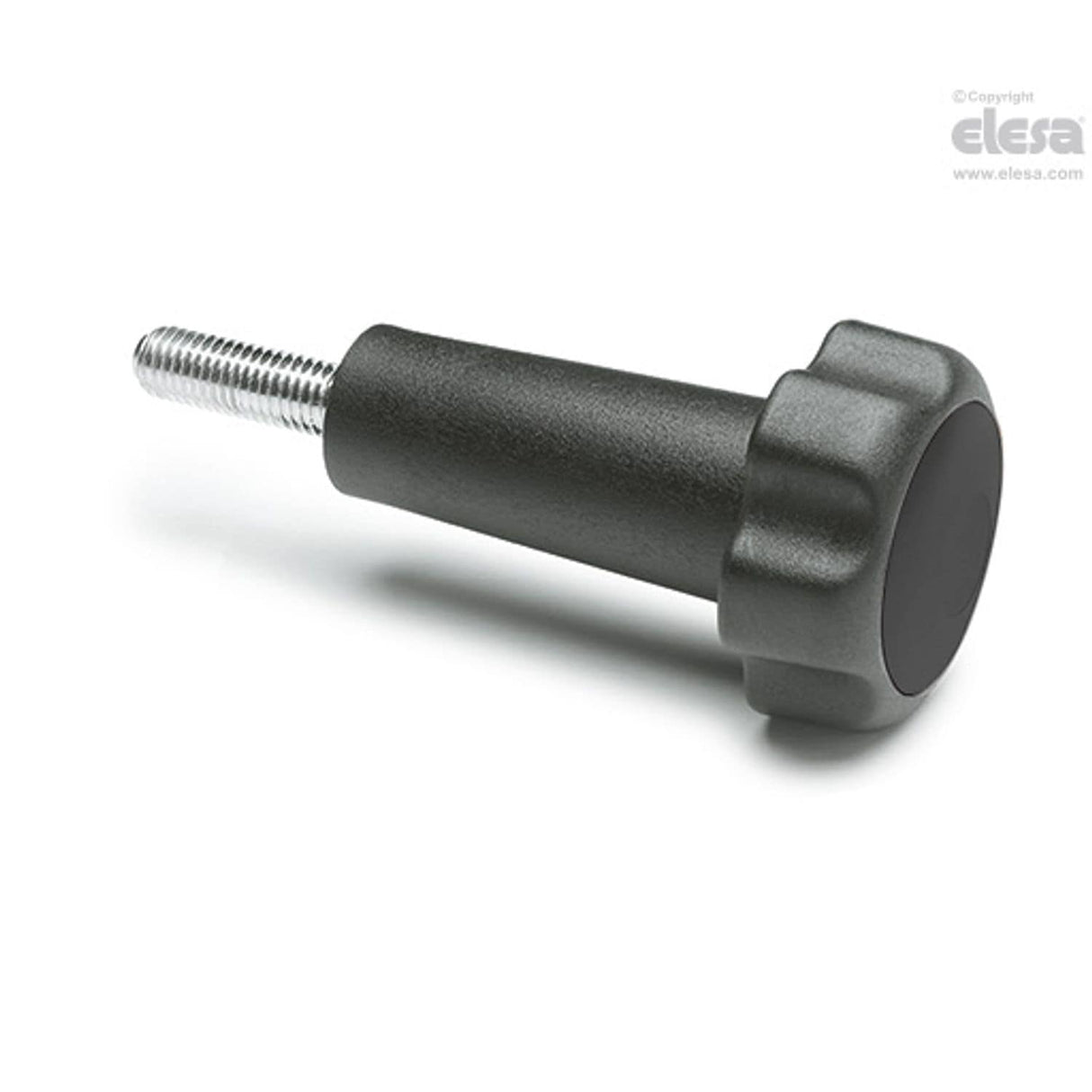 VTL Lobe knobs Technopolymer Zinc-plated steel threaded stud VTL.50/80 p-M10x20-C9
